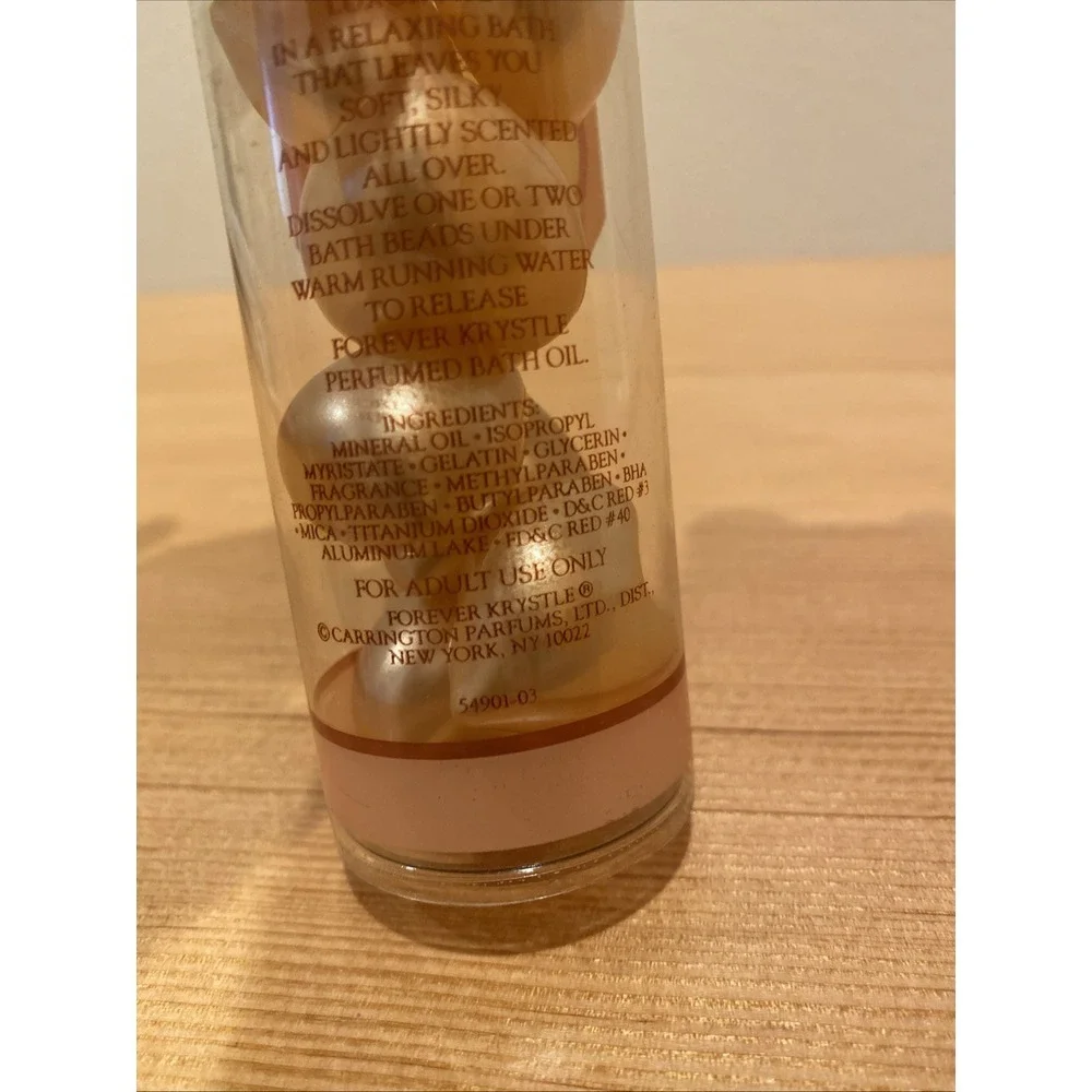 Forever‎ Krystle by Carrington Fragranced Bath Beads, HTF 1.4 Oz